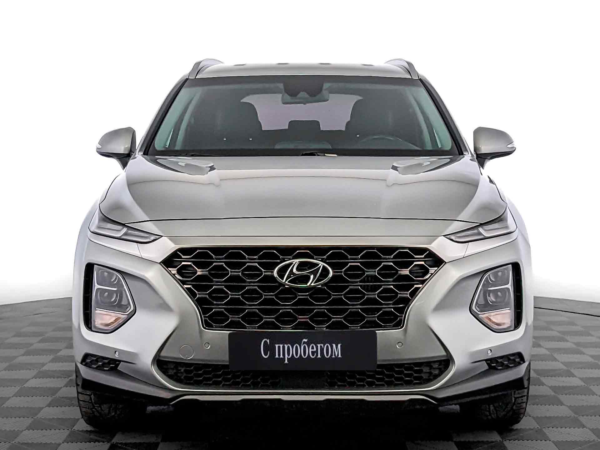 Hyundai Santa Fe Серый, 2018, 106 000 км