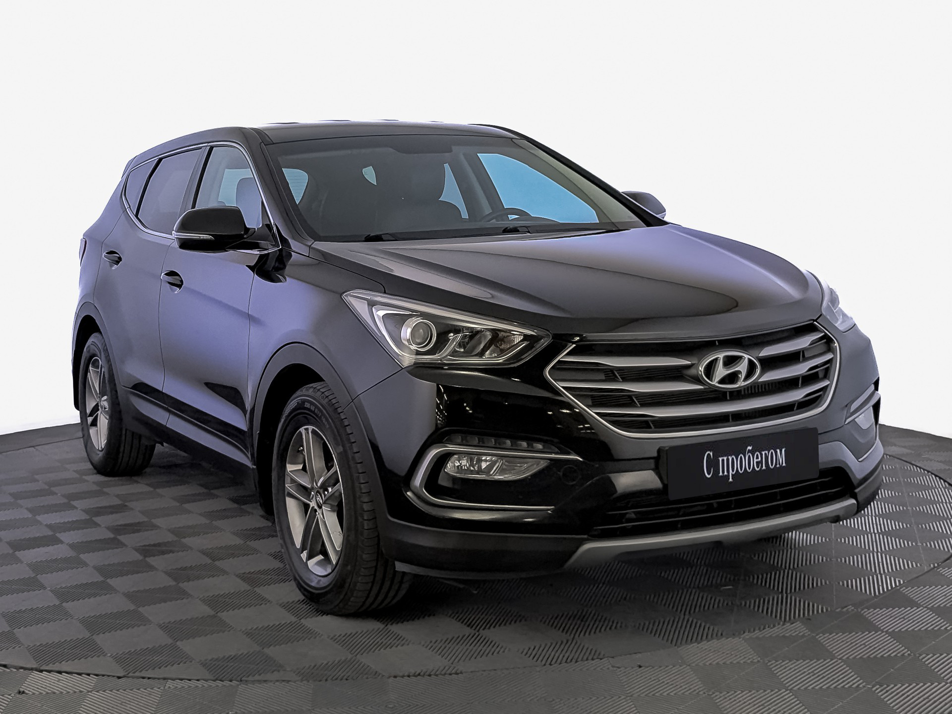 Hyundai Santa Fe Черный, 2017, 176 427 км