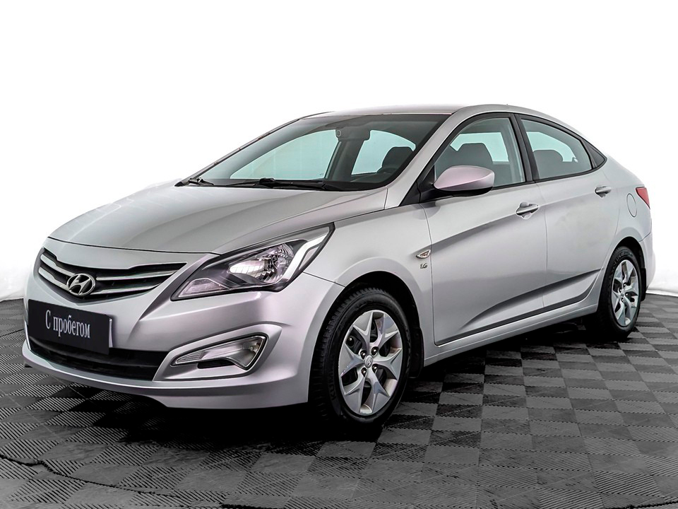 Hyundai Solaris Серебристый, 2015, 139 773 км