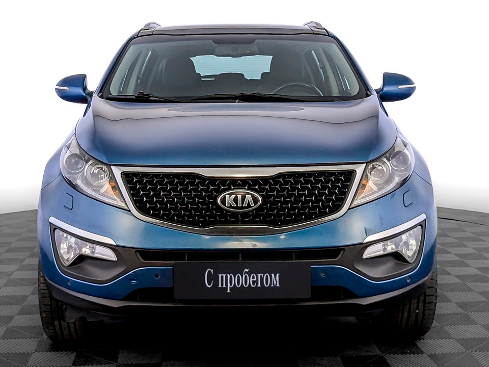 Kia Sportage Синий, 2014, 122 500 км