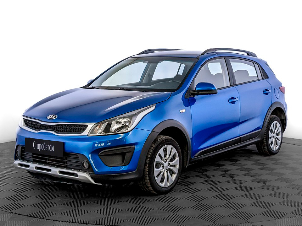 Kia Rio Синий, 2019, 150 196 км