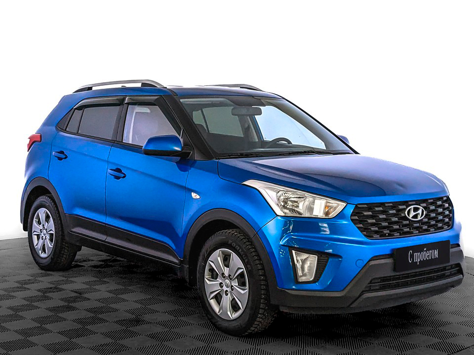 Hyundai Creta Синий, 2020, 65 822 км