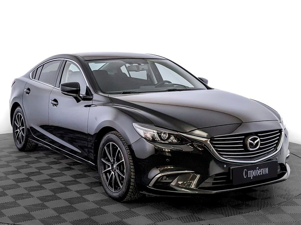 Mazda 6 Черный, 2018, 64 803 км