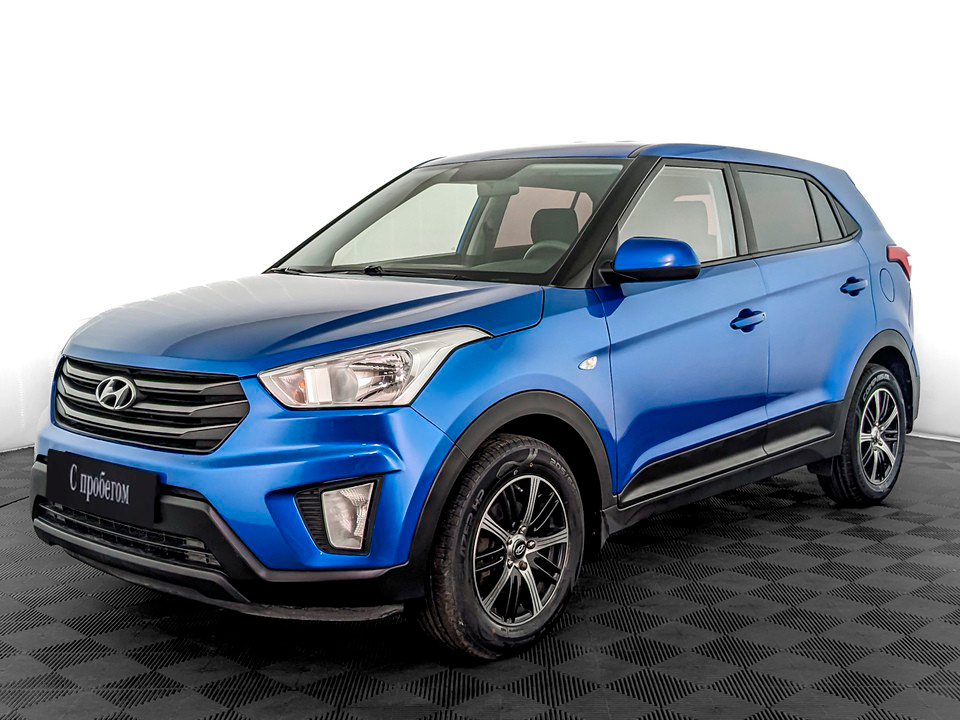 Hyundai Creta Синий, 2016, 115 992 км