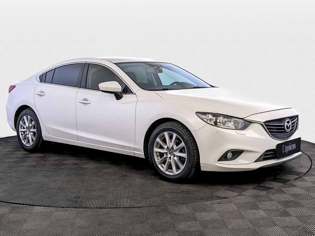 Mazda 6 Белый, 2014, 129 341 км