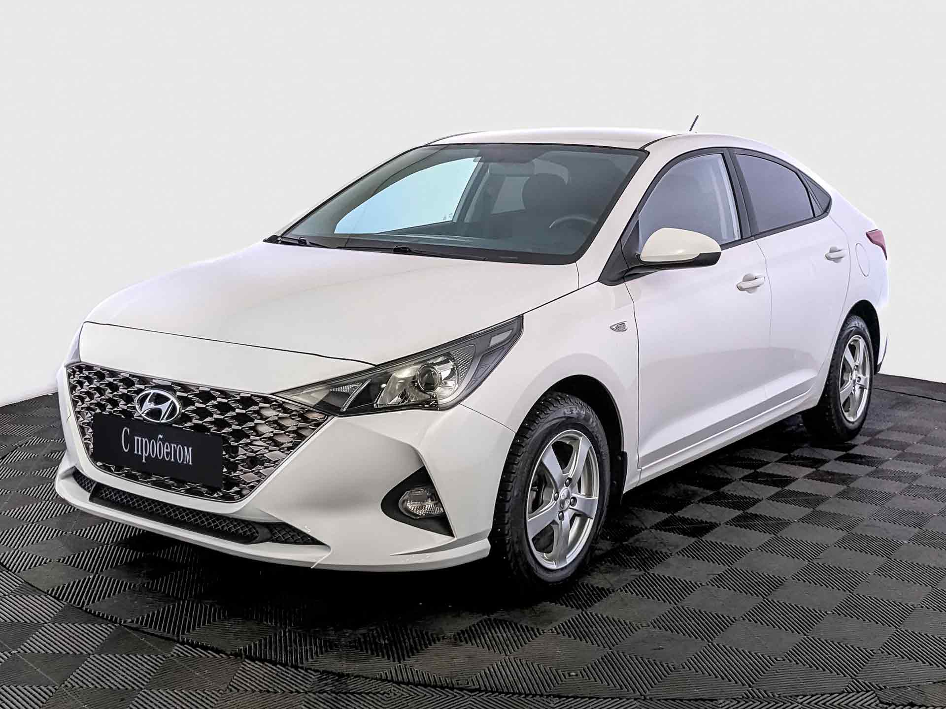 Hyundai Solaris Белый, 2021, 52 643 км