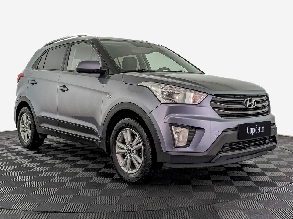 Hyundai Creta Серый, 2016, 112 500 км