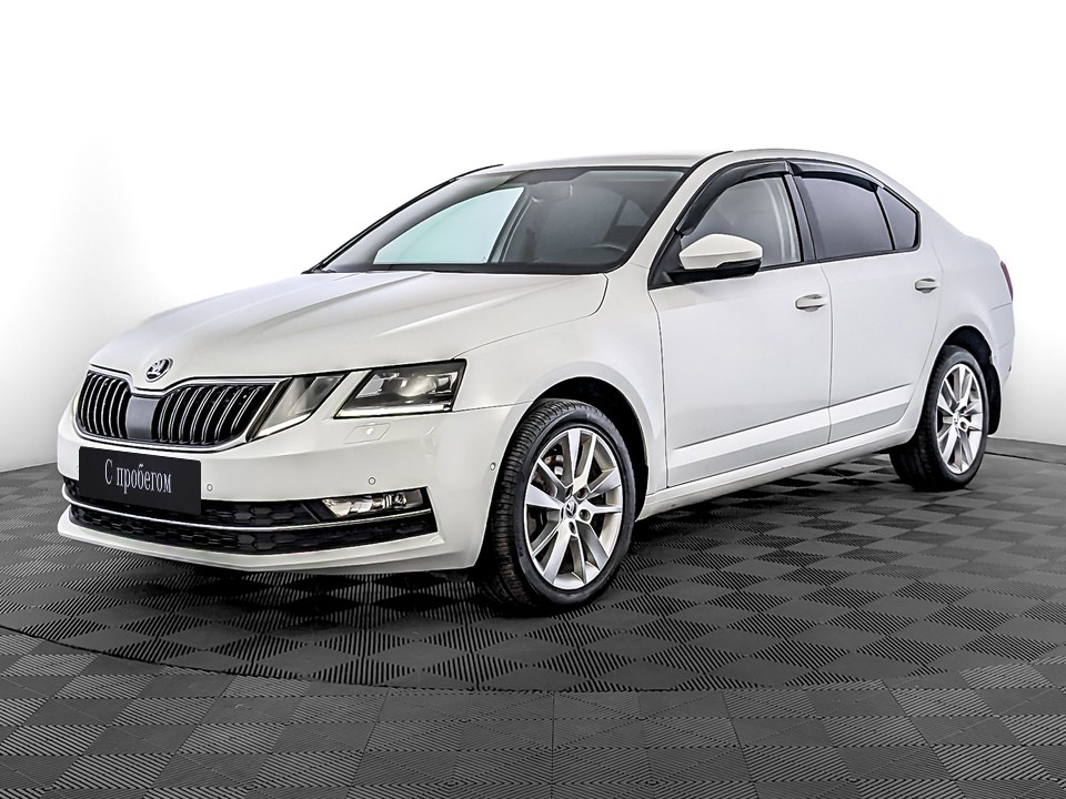 Skoda Octavia Белый, 2018, 89 242 км