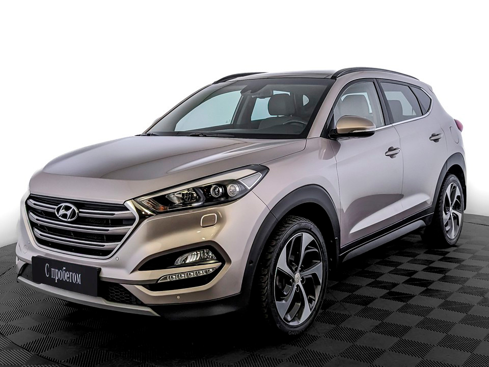 Hyundai Tucson Бежевый, 2017, 68 501 км