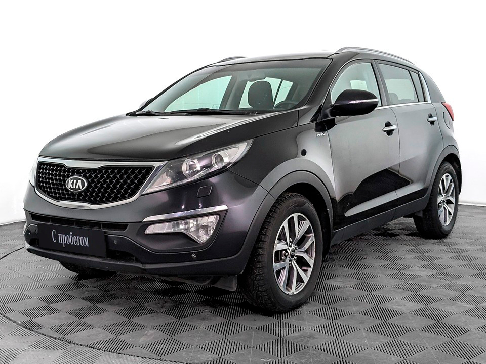 Kia Sportage Черный, 2014, 214 131 км