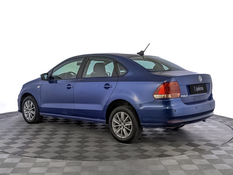 Volkswagen Polo Синий, 2019, 98 888 км