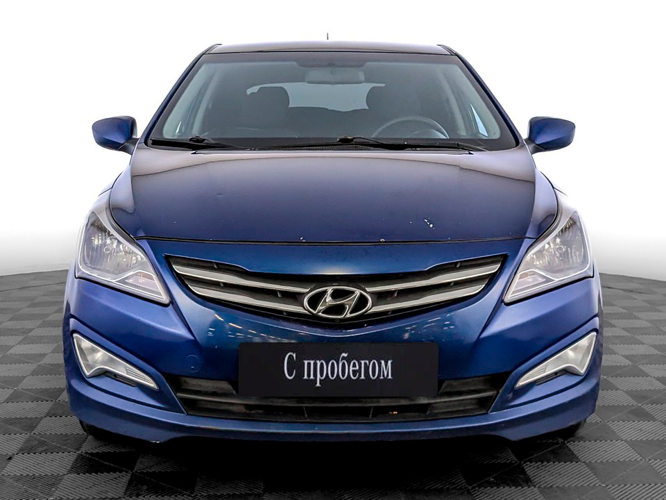 Hyundai Solaris Синий, 2015, 117 665 км