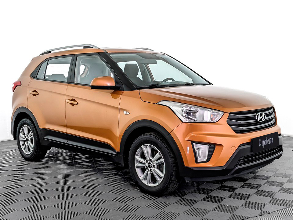 Hyundai Creta Оранжевый, 2016, 67 868 км