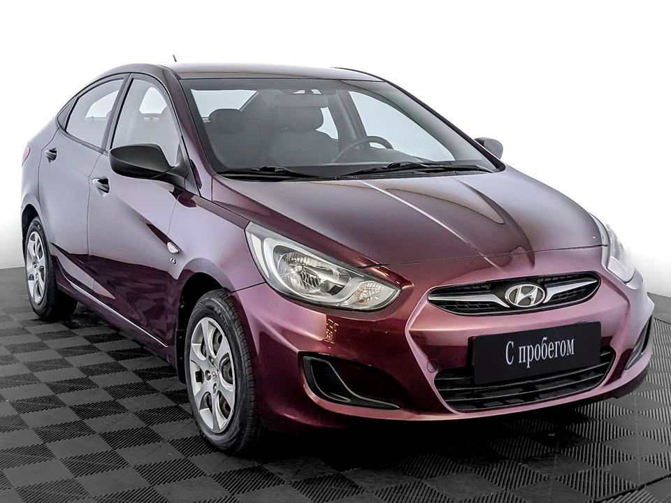 Hyundai Solaris Фиолетовый, 2013, 168 094 км