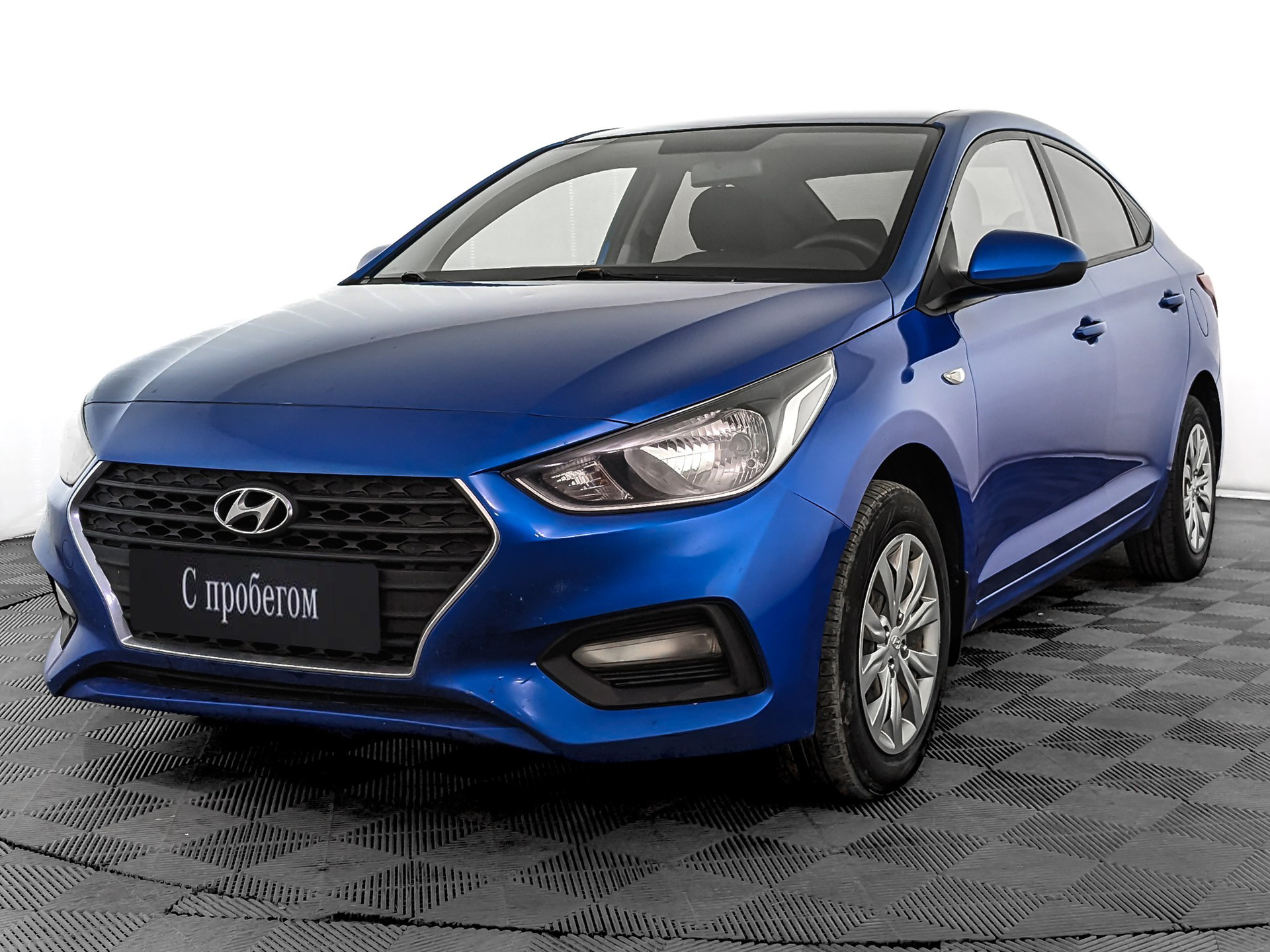 Hyundai Solaris Синий, 2019, 130 519 км