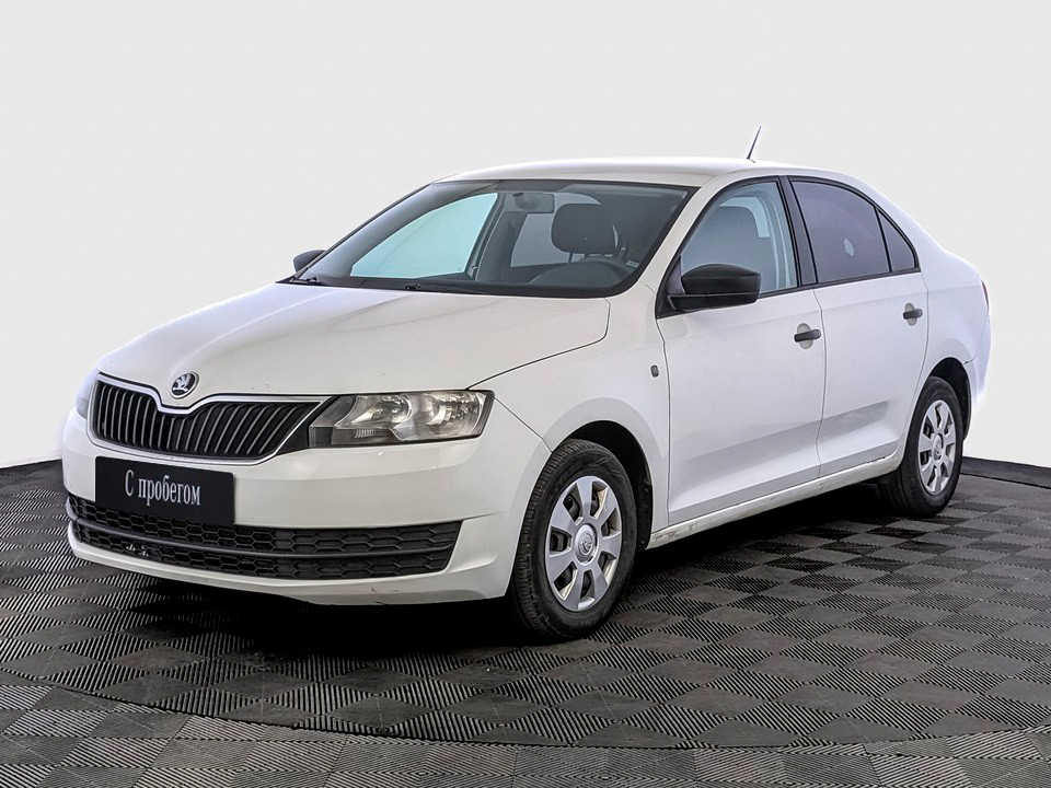 Skoda Rapid Белый, 2017, 234 411 км