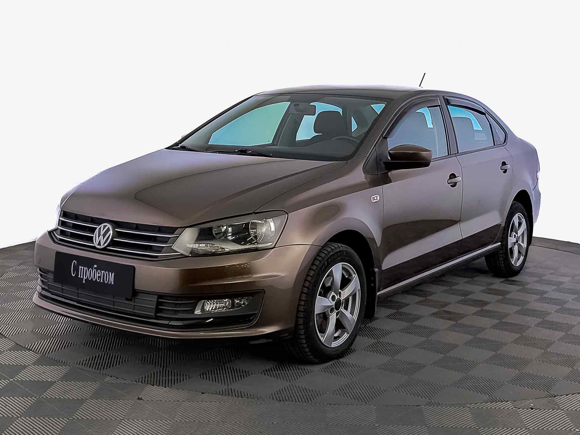 Volkswagen Polo Коричневый, 2017, 43 437 км