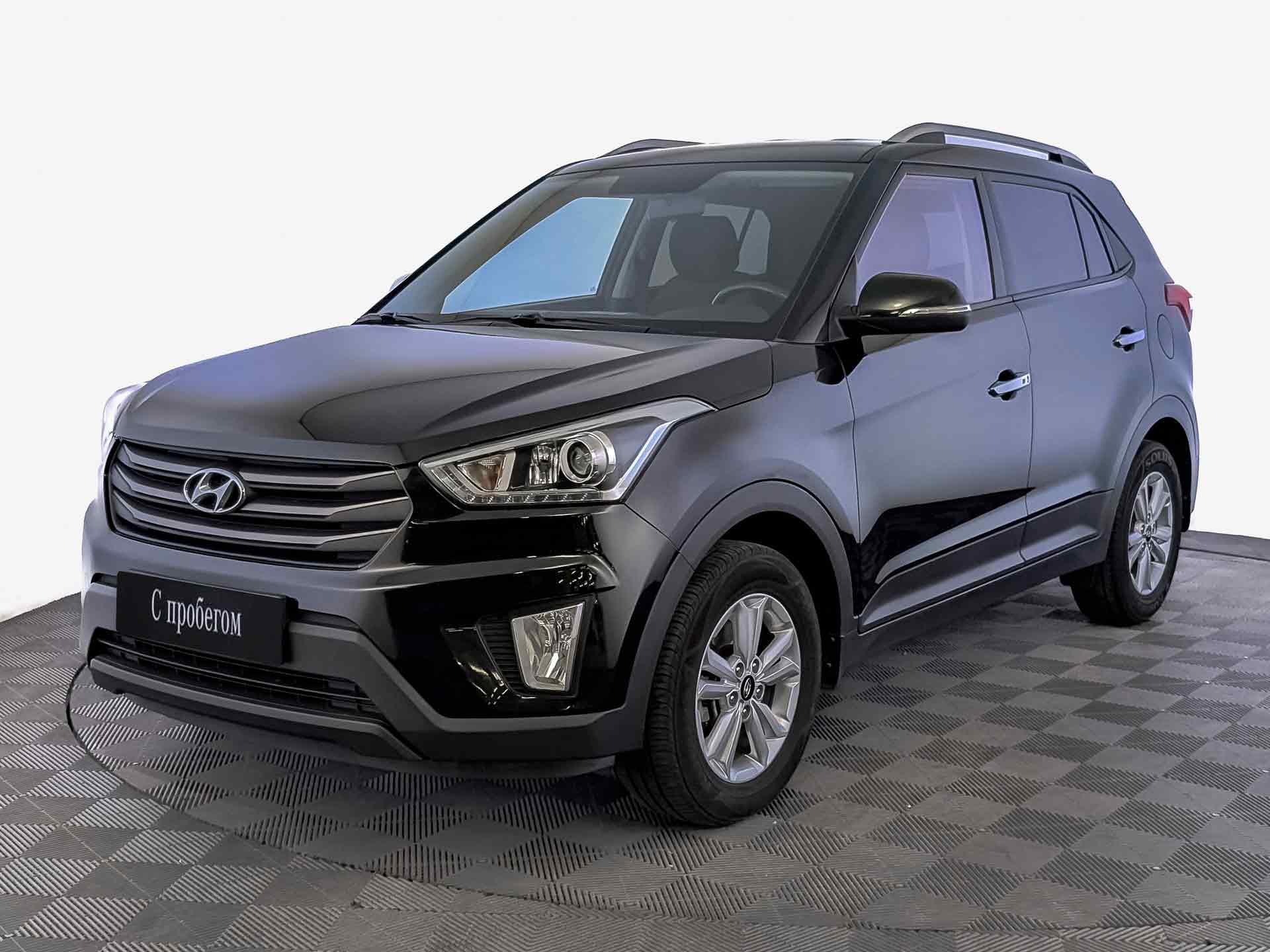 Hyundai Creta Черный, 2018, 75 887 км