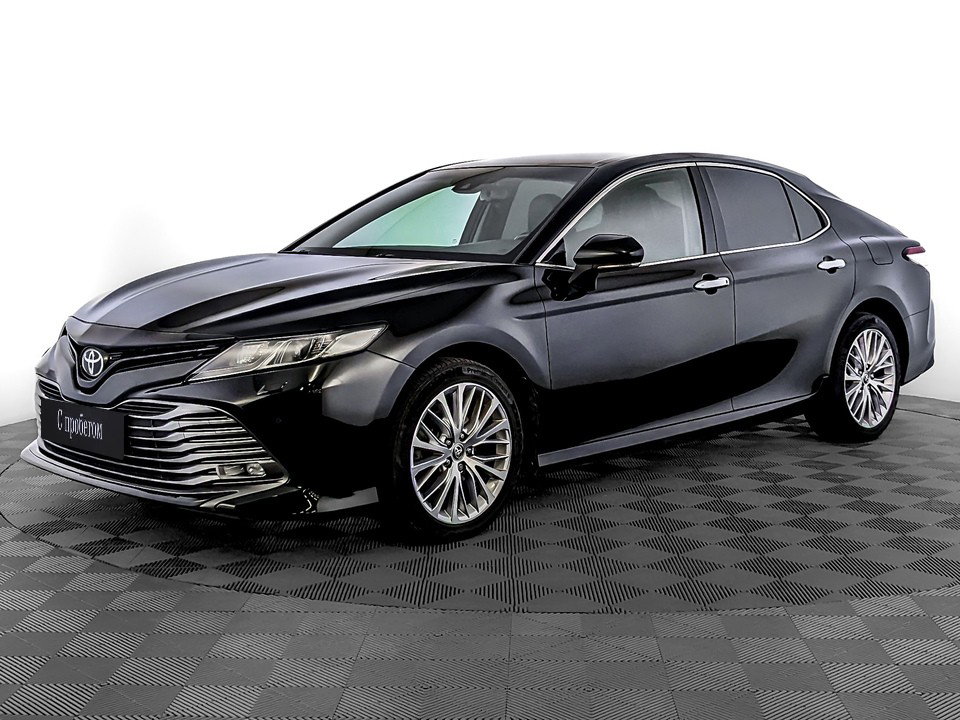 Toyota Camry Черный, 2020, 111 446 км