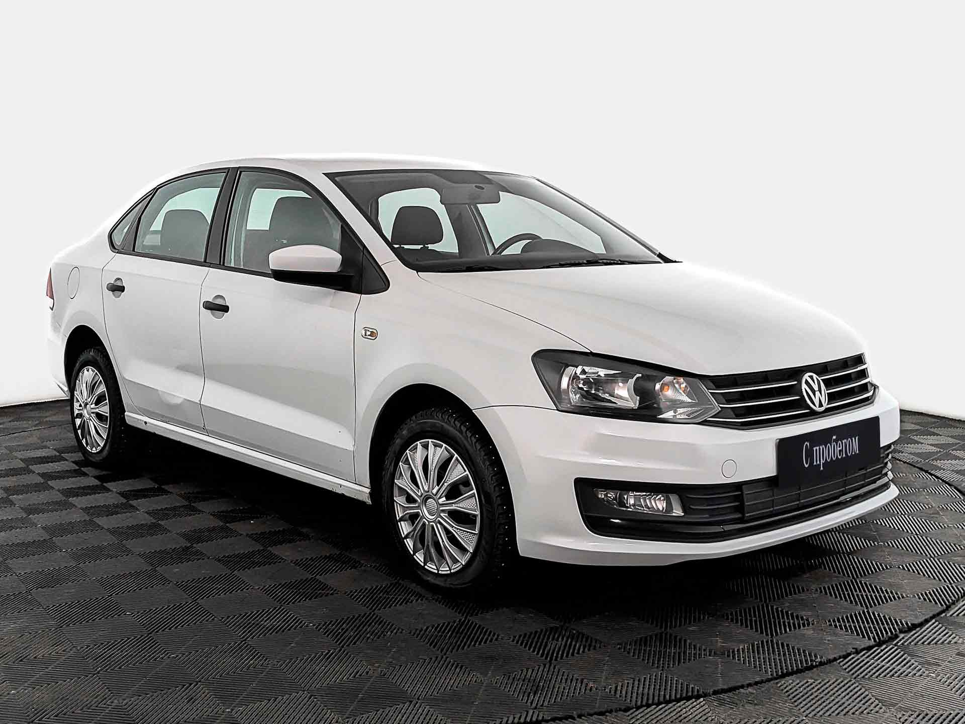 Volkswagen Polo Белый, 2018, 100 289 км