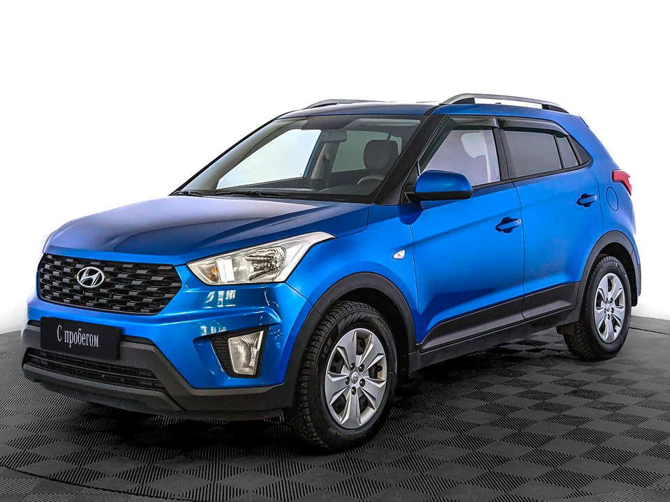 Hyundai Creta Синий, 2020, 65 822 км