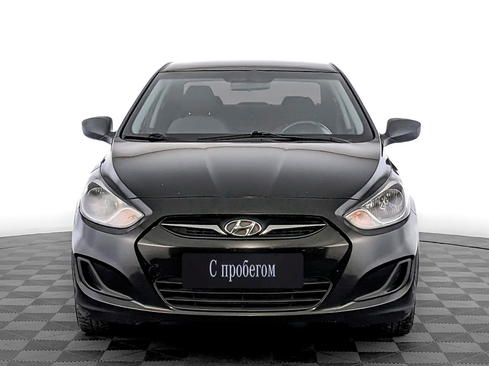 Hyundai Solaris Черный, 2014, 125 310 км