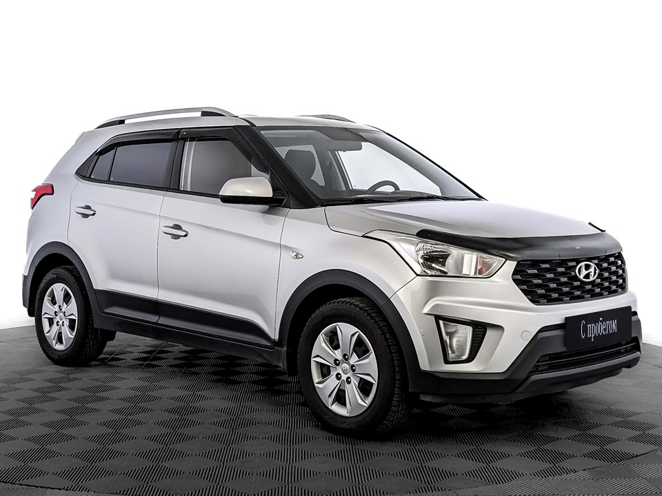 Hyundai Creta Серебристый, 2020, 44 852 км