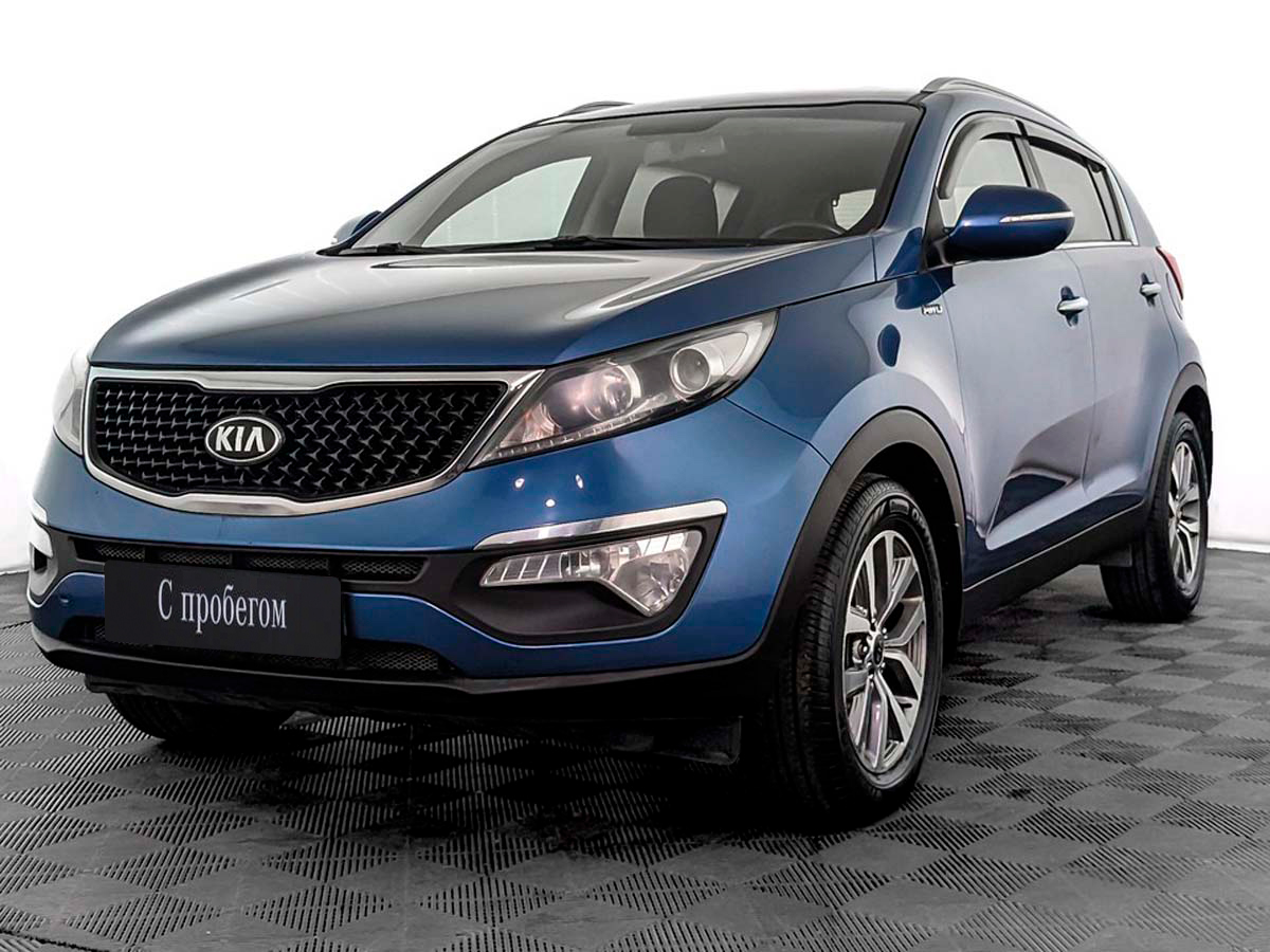 Kia Sportage Синий, 2015, 145 627 км