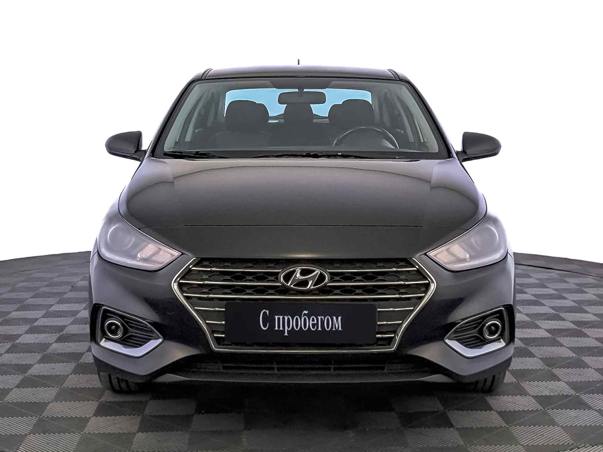 Hyundai Solaris Черный, 2018, 122 570 км