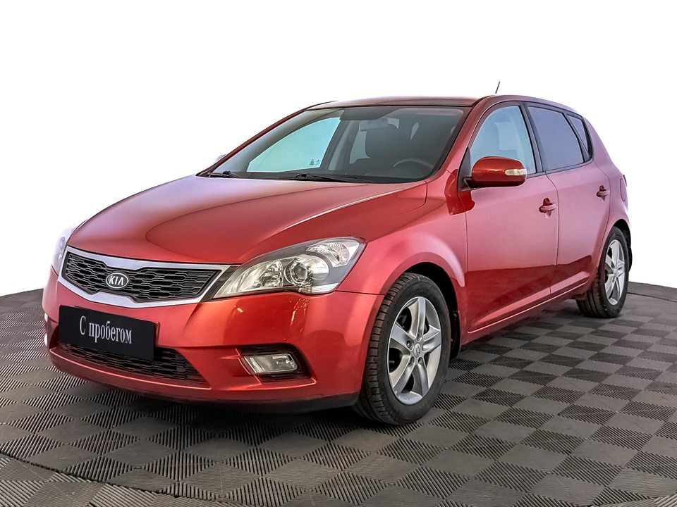 Kia Ceed красный, 2012, 114 966 км