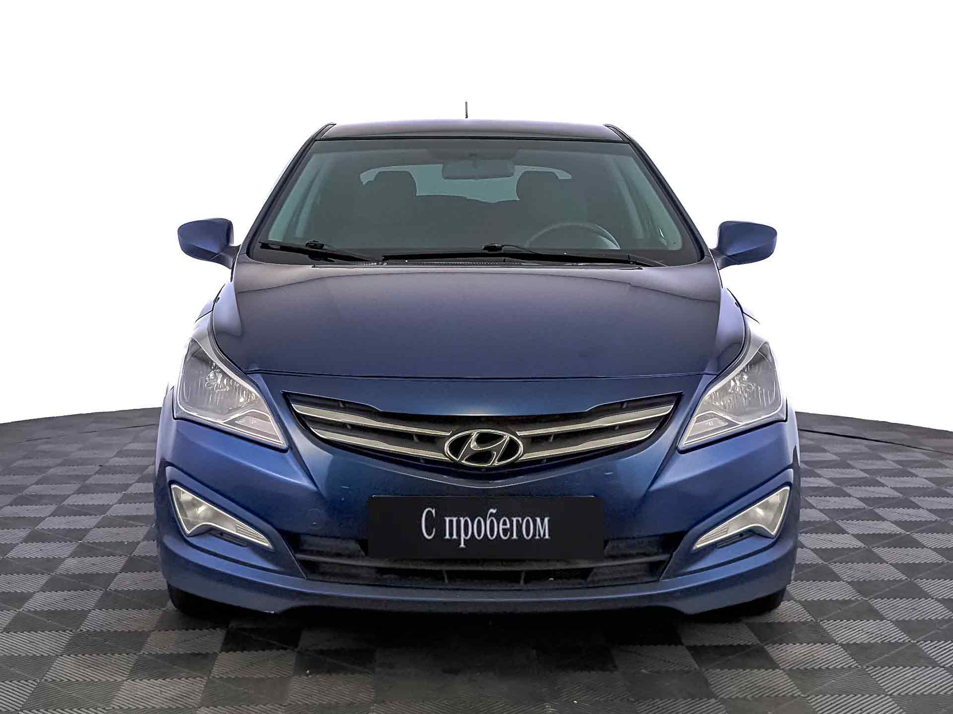 Hyundai Solaris Синий, 2015, 117 665 км