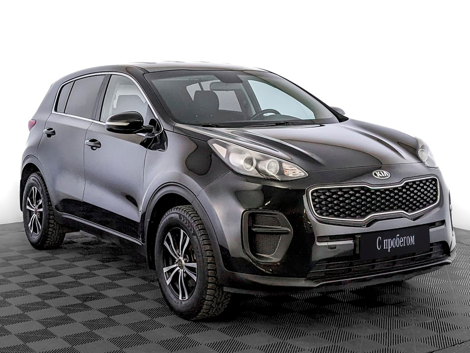 Kia Sportage Черный, 2016, 97 340 км