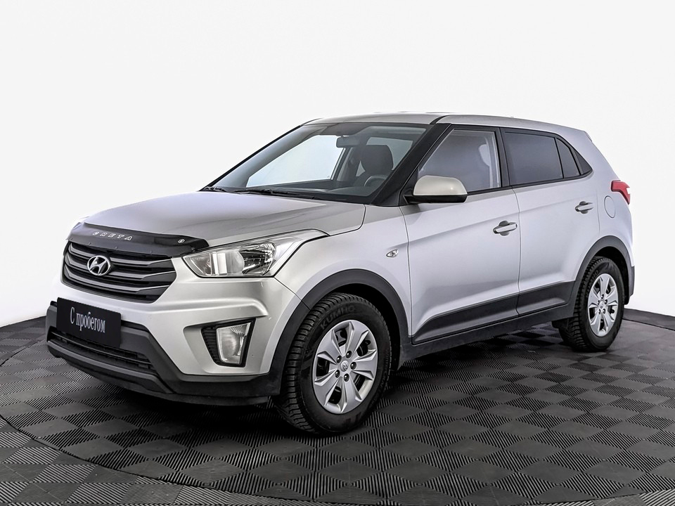 Hyundai Creta Серебристый, 2017, 108 955 км