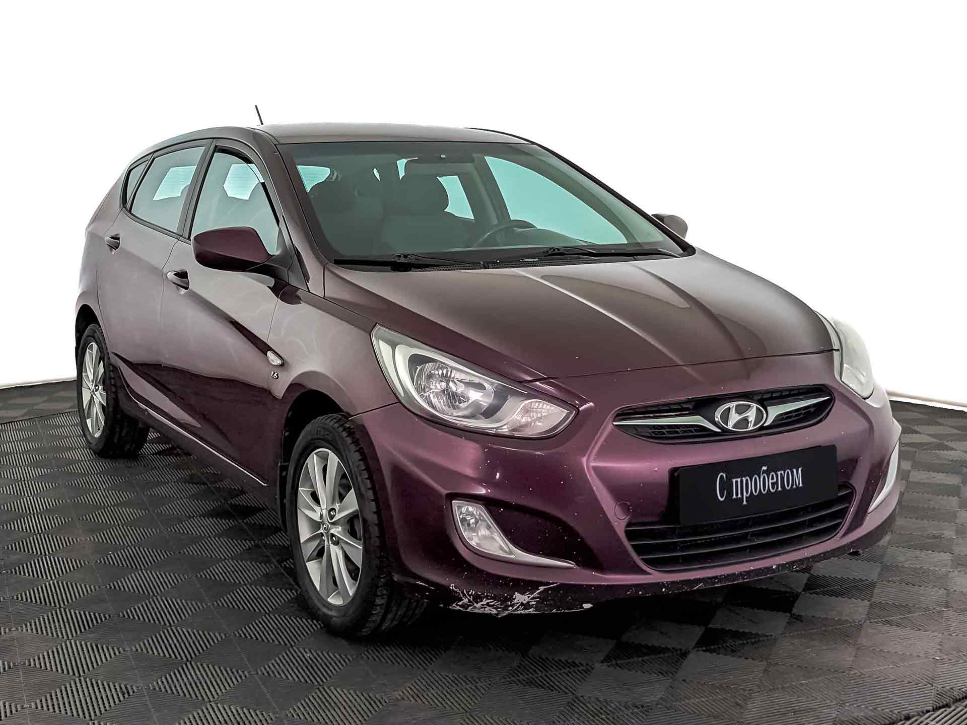 Hyundai Solaris Фиолетовый, 2013, 143 008 км