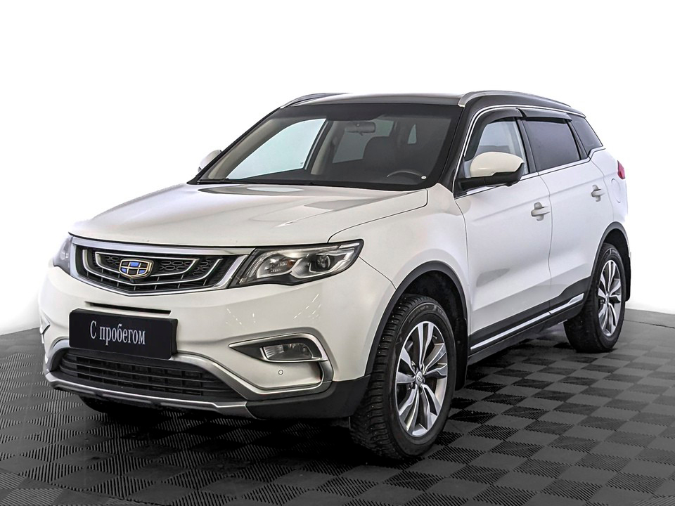 Geely Atlas Белый, 2018, 106 574 км