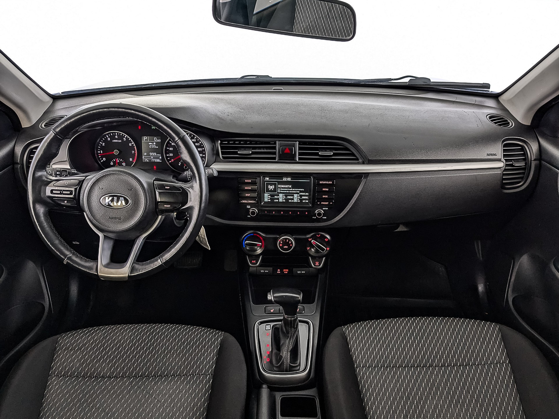 Kia Rio Синий, 2019, 177 586 км