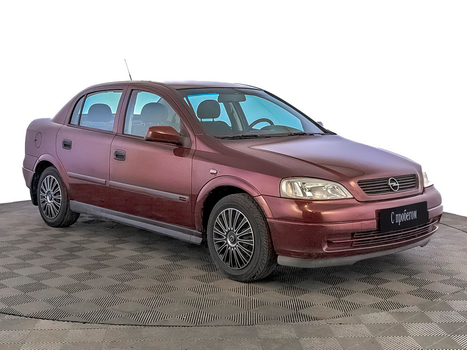 Opel Astra Темно-красный, 2003, 112 250 км