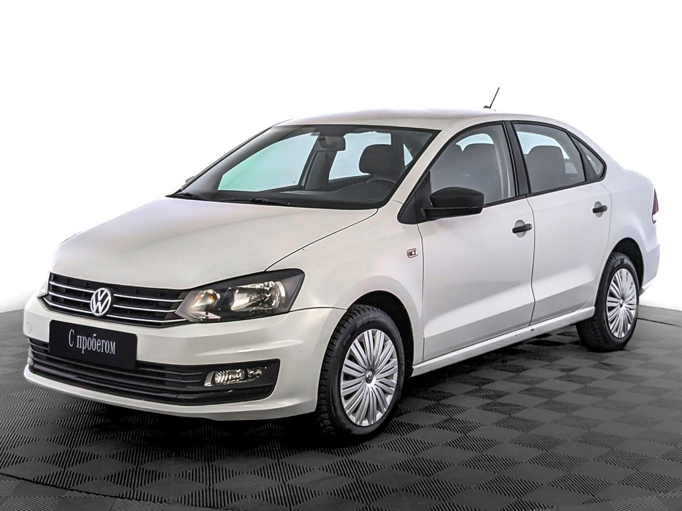 Volkswagen Polo Белый, 2018, 96 078 км