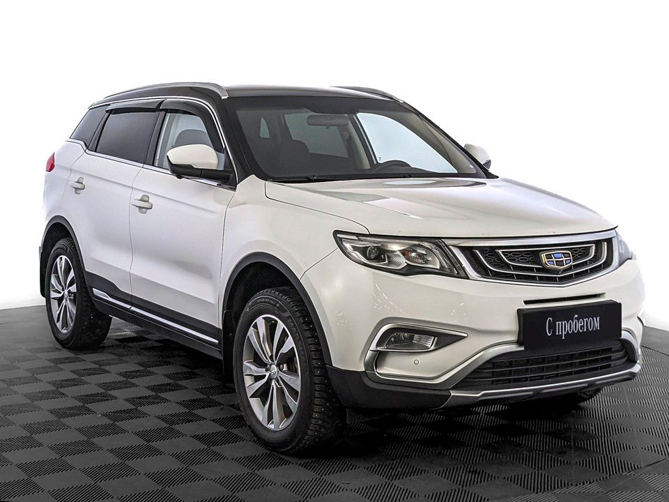 Geely Atlas Белый, 2018, 106 574 км