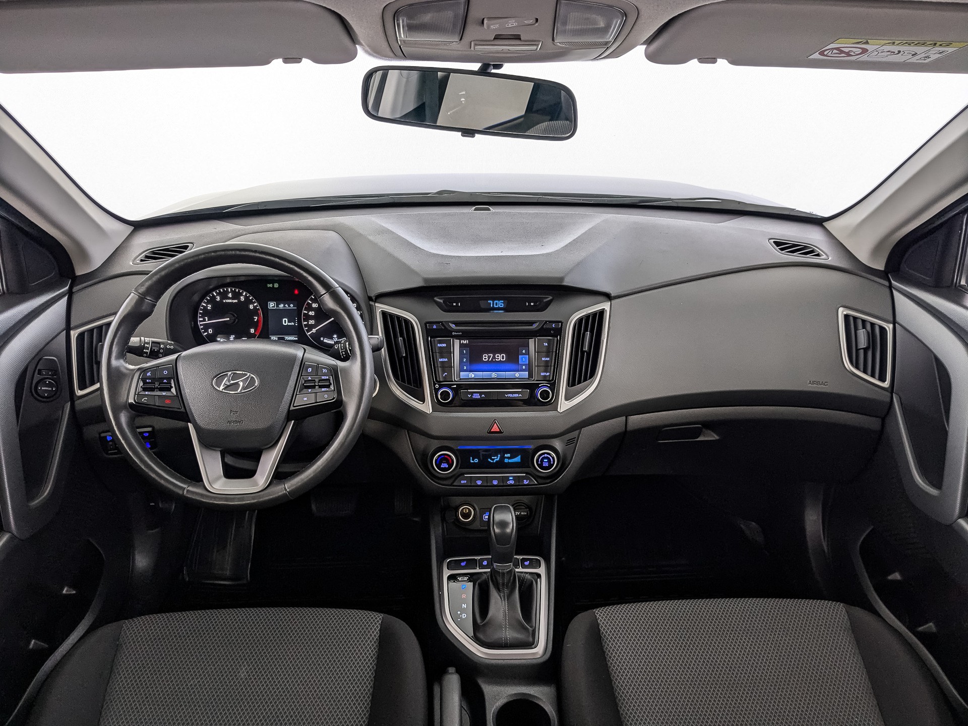 Hyundai Creta Черный, 2018, 75 887 км