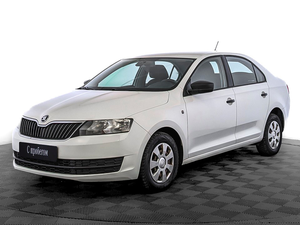 Skoda Rapid Белый, 2016, 219 436 км