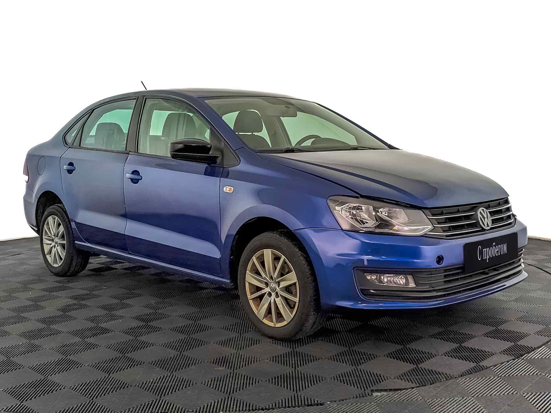 Volkswagen Polo Синий, 2019, 138 599 км