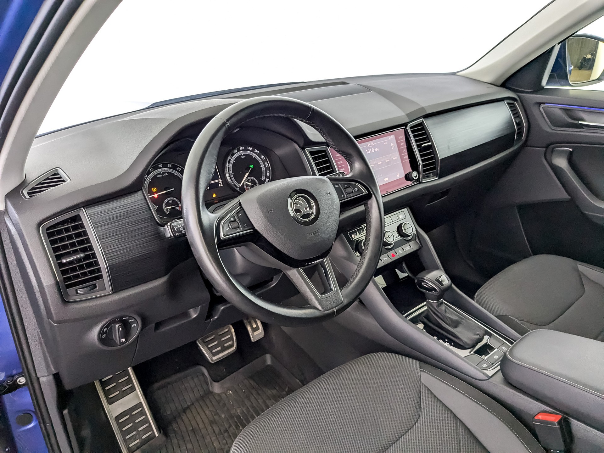 Skoda Kodiaq синий, 2018, 60 851 км