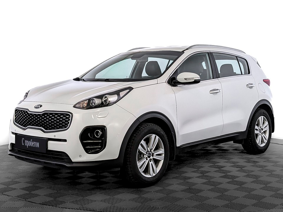 Kia Sportage Белый, 2018, 92 970 км