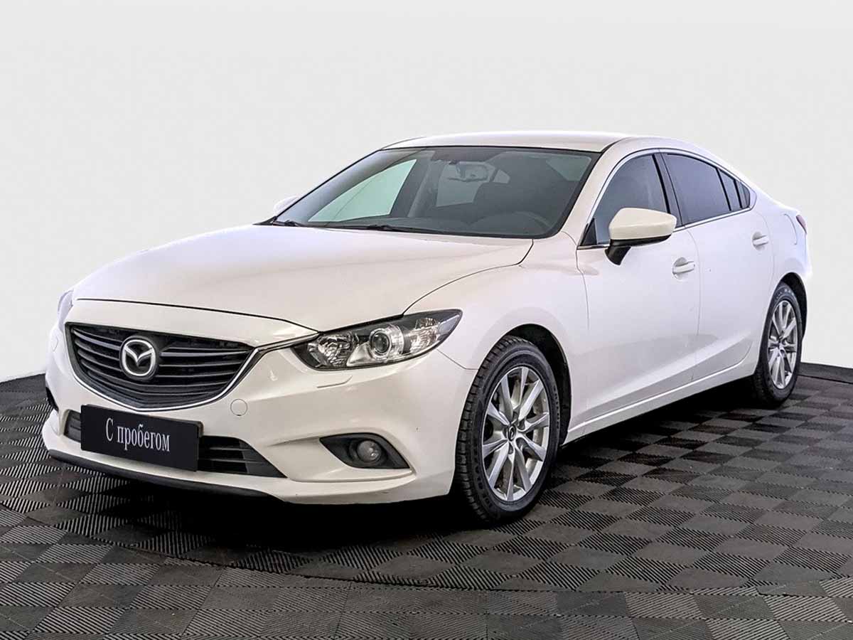 Mazda 6 Белый, 2014, 129 341 км