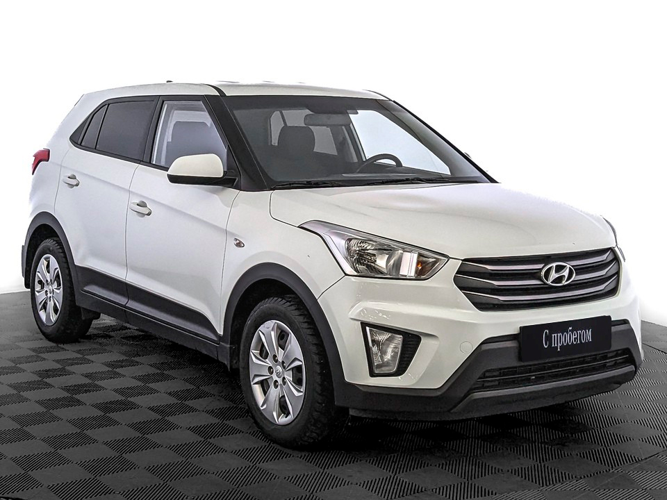 Hyundai Creta Белый, 2018, 98 655 км