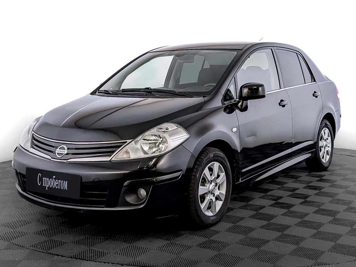 Nissan Tiida Черный, 2013, 138 270 км