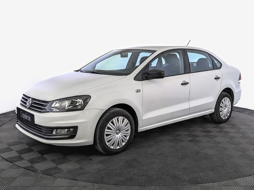 Volkswagen Polo Белый, 2018, 107 618 км