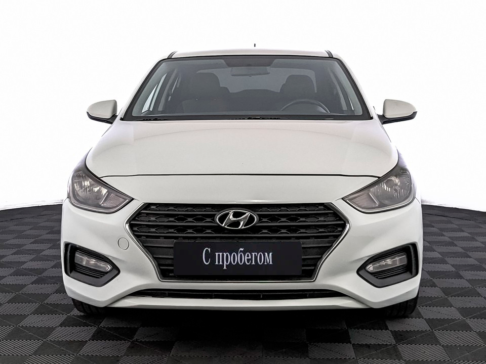 Hyundai Solaris Белый, 2019, 75 432 км