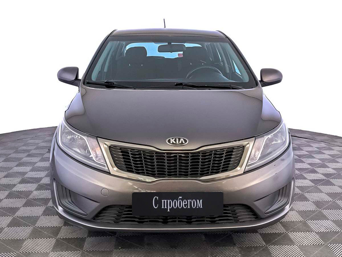 Kia Rio Серый, 2015, 130 628 км